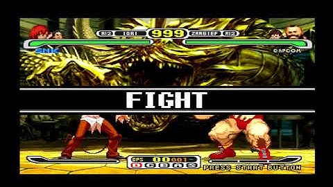 Capcom vs SNK Pro: Pair Match Mode Kyo / Iori