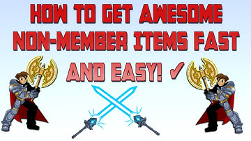 AQW How to Get Awesome Non-Member Items Fast And Easy!