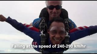 Ricky Saikia's first Skydive 16,000 feet--Thailand Resimi