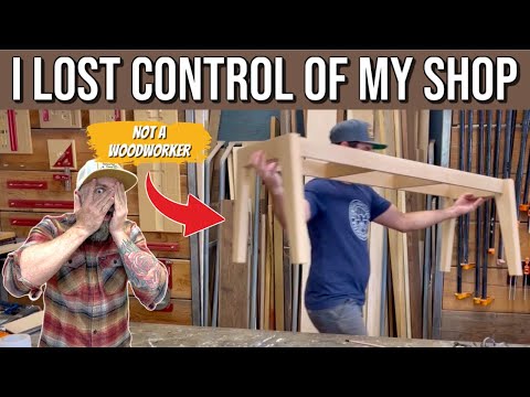 I Lost Control of My Shop || Making a Novice Build Furniture
