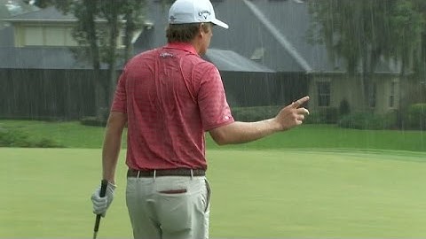 Derek Fathauer chips in for birdie at Web.com Tour Championship