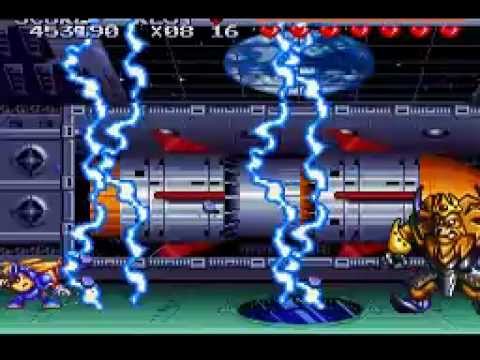 ◅ Boss Stage 8 - Crazy Hard Mode - Sparkster (SNES) - YouTube
