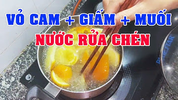 Cách Làm Nước Rửa Chén Từ Vỏ Cam Vỏ Chanh Tiết Kiệm và An Toàn Cho Sức Khoẻ