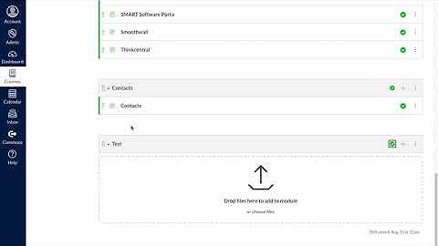 CANVAS   Module and Assignment Visibility