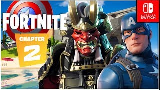 Fortnite Chapter 2 - Shogon & CAPTAIN AMERICA Skins Battle Royal with Viewers (Nintendo Switch)