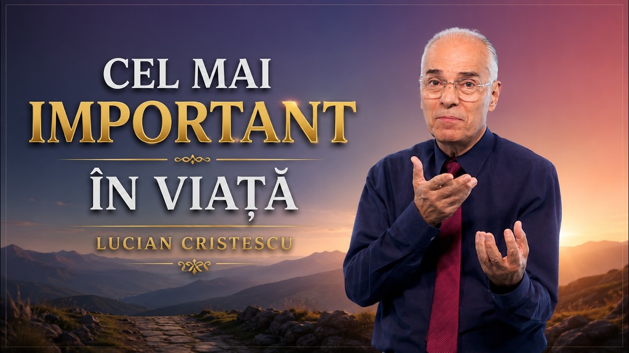 Lucian Cristescu - Tot ce contează cu adevărat în viață - predici creștine
