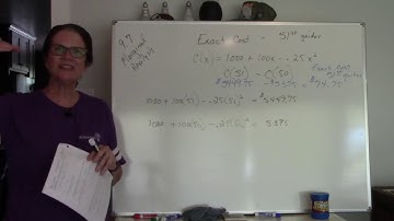 1325 9 7 Marginal Analysis   Exact and Approximate Costs