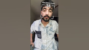 Face age filter! #shorts