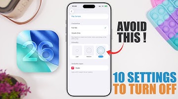 iOS 26 - 10 Settings You Must TURN OFF Immediately !