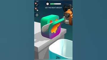 ASMR Slicing all levels gameplay game android IOS #shorts