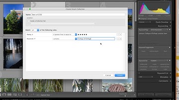 Smart Collections in Lightroom Classic