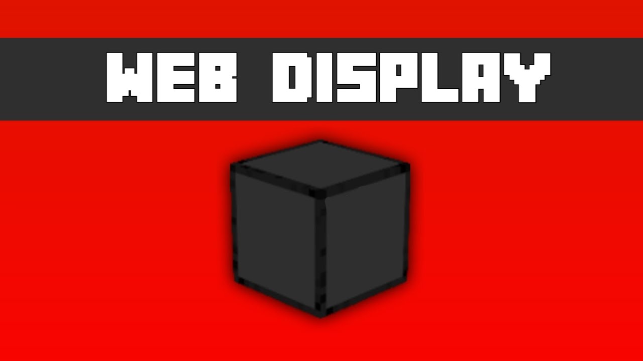 MİNECRAFT - WEB DİSPLAY MOD - MİNECRAFT WEB DİSPLAY MOD NASIL KURULUR ...