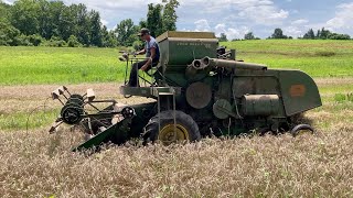 John Deere 40 combine: July '23  wheat harvest