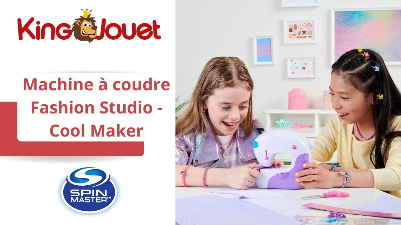 Machine à coudre COOL MAKER Stitch 'N Style Fashion Studio - Idéale pour  débuter la couture - 8 ans et plus - Cdiscount Jeux - Jouets