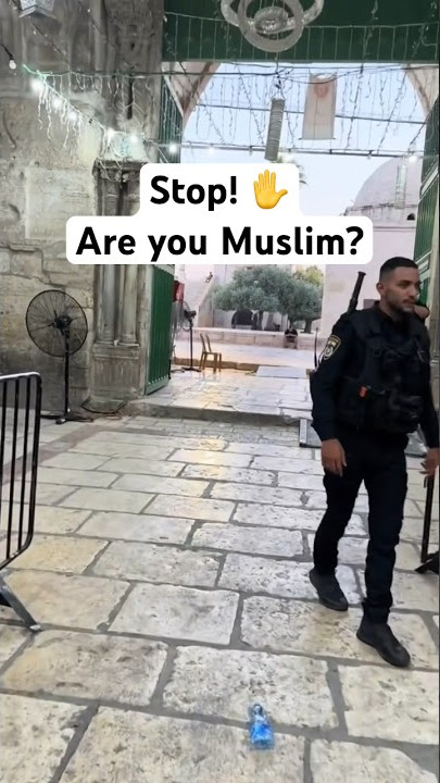 Most Difficult Entrance into Holy Area (Al-Aqsa) 🇵🇸 #shorts #palestine #israel #travel