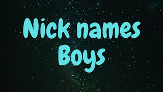 Nick Names For Baby Boy Boys Nick Names Newborn Boy Nick Names Short Names