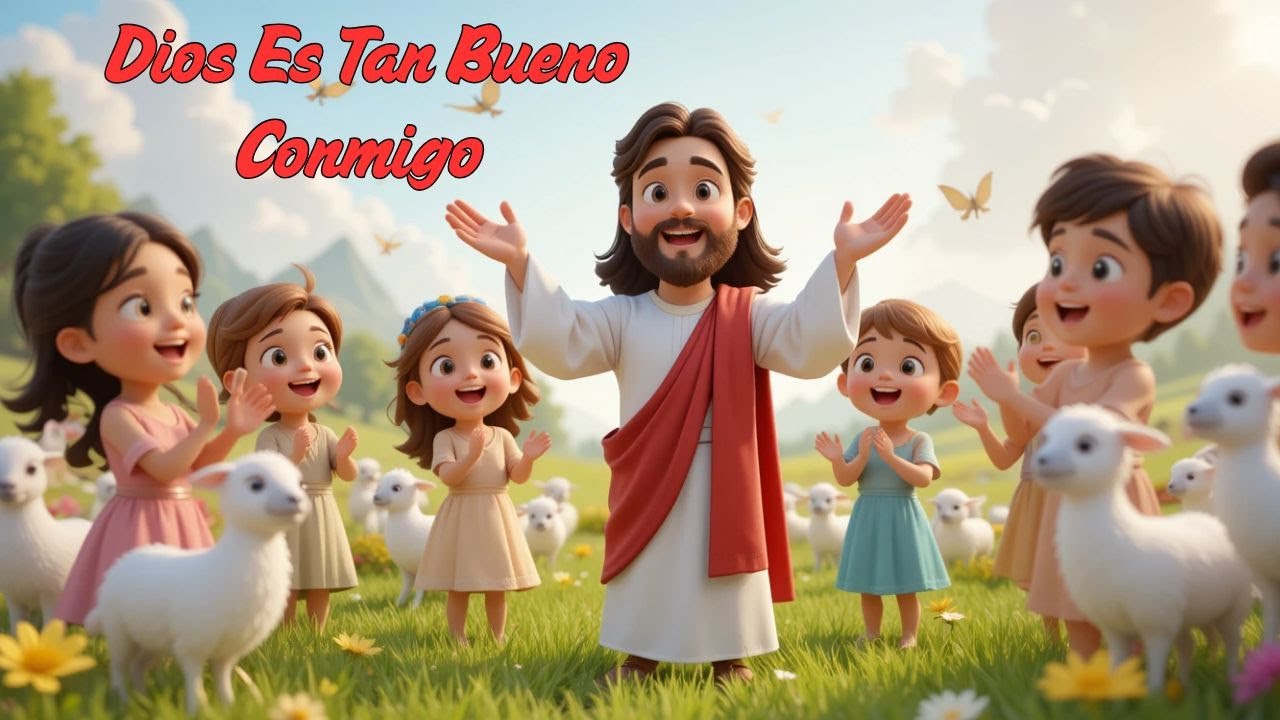 Dios Es Tan Bueno Conmigo 💛 | Canción Cristiana para Niños 🎶 - YouTube