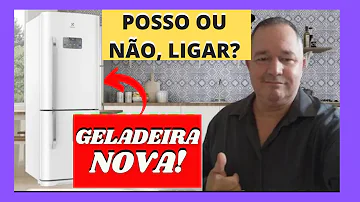Como limpar uma geladeira nova antes de usar?
