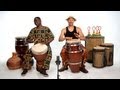 Djemb contre conga  tambours africains