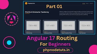 ⚡Angular 17  Routing For Beginners | Routing in Angular 17| Angular 17 Routing| Angular  17 Tutorial