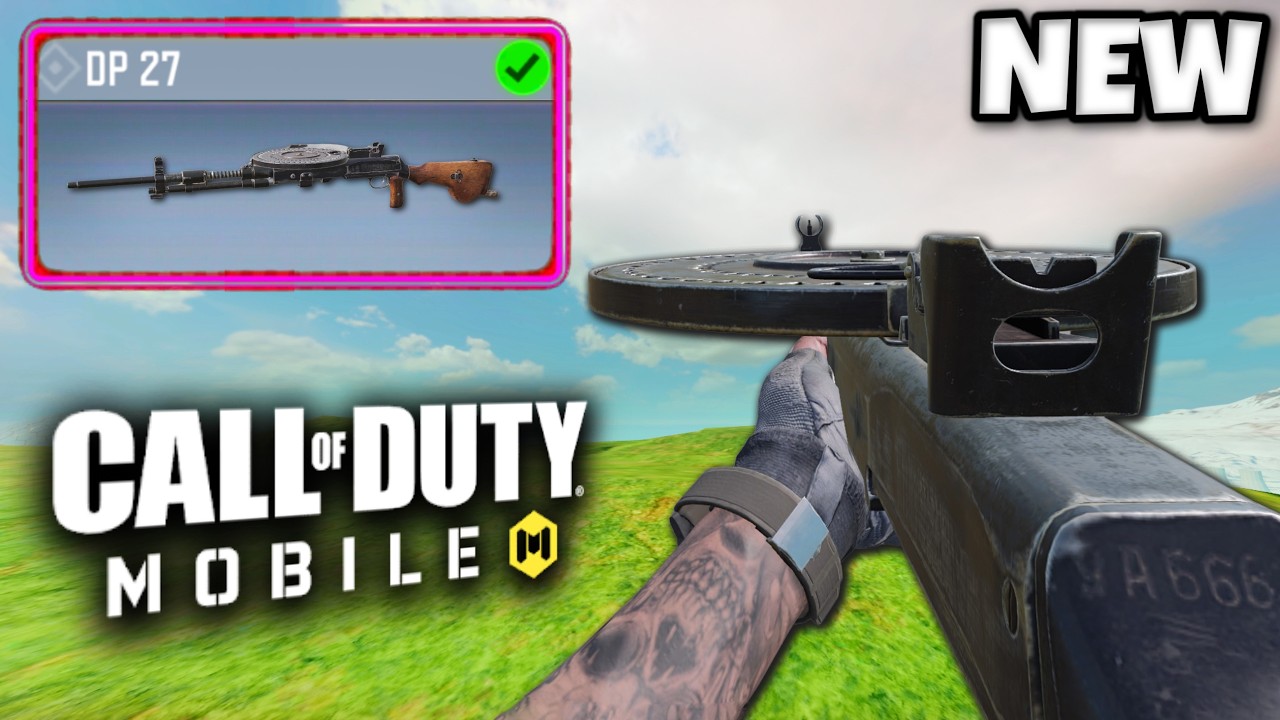 *NEW* DP27 GUN GAMEPLAY in COD MOBILE 🤯 (SEASON 4 UPDATE) - YouTube
