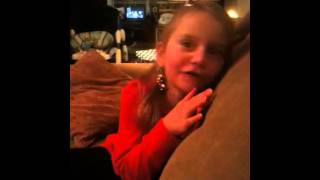 Daughter Singing Jingle Bells - Oops