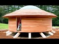 Man Builds Off-Grid Japanese Wood House in 30 Days | Start to Finish by @Bochi-Hut