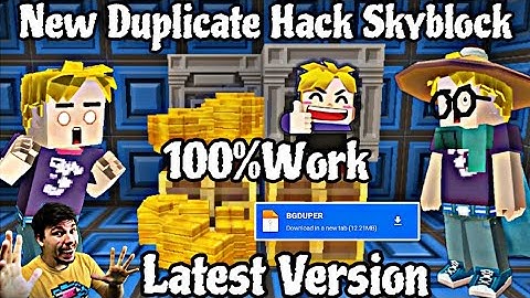 🔥💥BLOCKMAN GO SKYBLOCK LATEST DUPLICATION GLITCH UPDATED.100% WORKING.BLOCKMANGO HACK