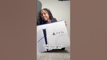 Unboxing my new ps5🥳