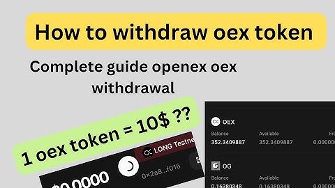 How to withdraw Openex oex token from Satoshi app how to add withdrawal address oex