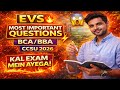 EVS Most Important Questions 😨 | BCA/BBA CCSU 2026 | Last 24 Hours
