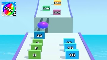 Ball Run 2048 ! All Levels Gameplay (981-989) android, ios