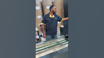 CHM output 10 reams A4 copy paper  cutting and packing machine in our Ethiopia customer #A4cutting