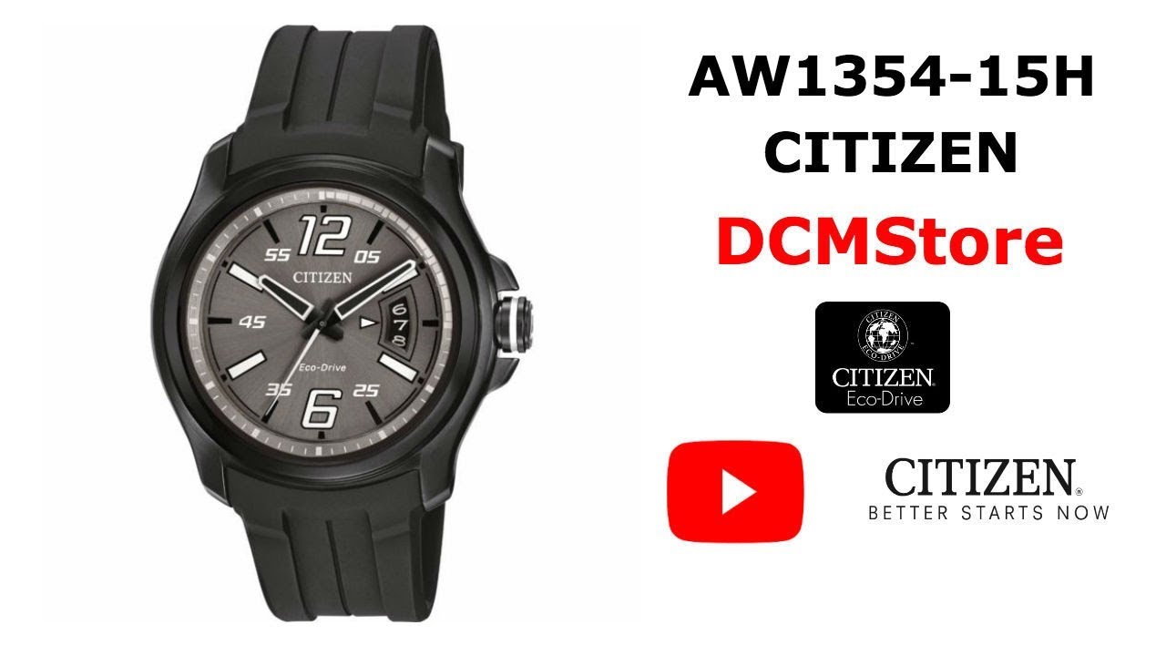 AW1354-15H Citizen EcoDrive Gray Dial