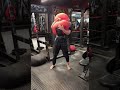 Picking up a 150KG sandbag #strongman #gym