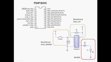 04.1 Curso Programación de AVR en Ensamblador (Funcionamiento del Programa #2 en protoboard)