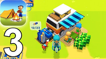 Camping Land Gameplay Walkthrough Trailer Part 3 (iOS Android)