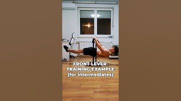 front lever example for intermediate level #shorts #calisthenics #frontlever
