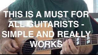 NO GIMMICK - EASIEST WAY TO IDENTIFY ALL NOTES ON THE FRETBOARD - SIMPLE &amp; USING ONLY 3 CHORDS !