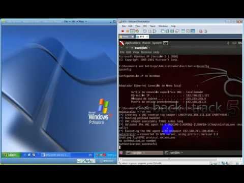 BT5 Hacking Windows XP 3 min EP Tutorial