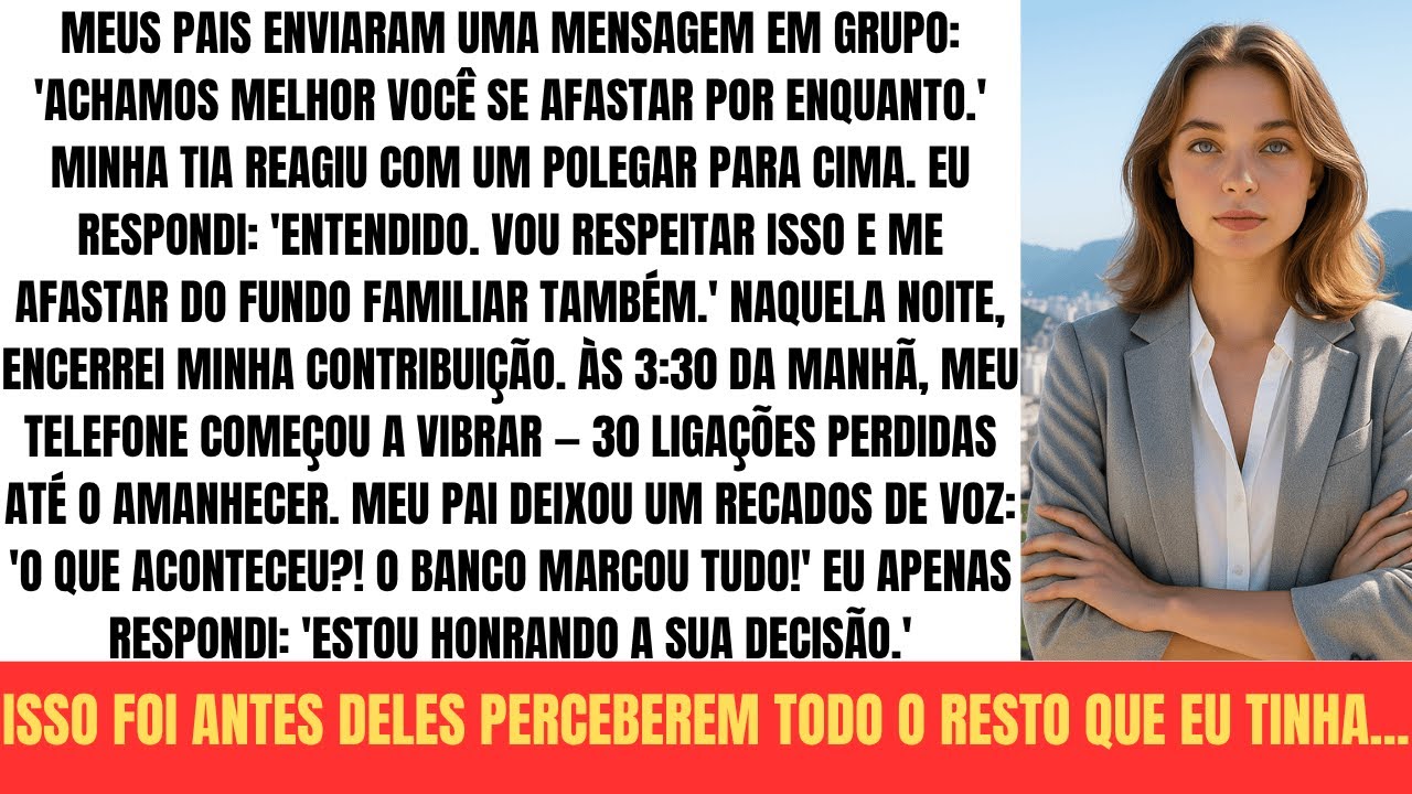 Roubaram milhões e tentaram me culpar. Eram minha própria família.