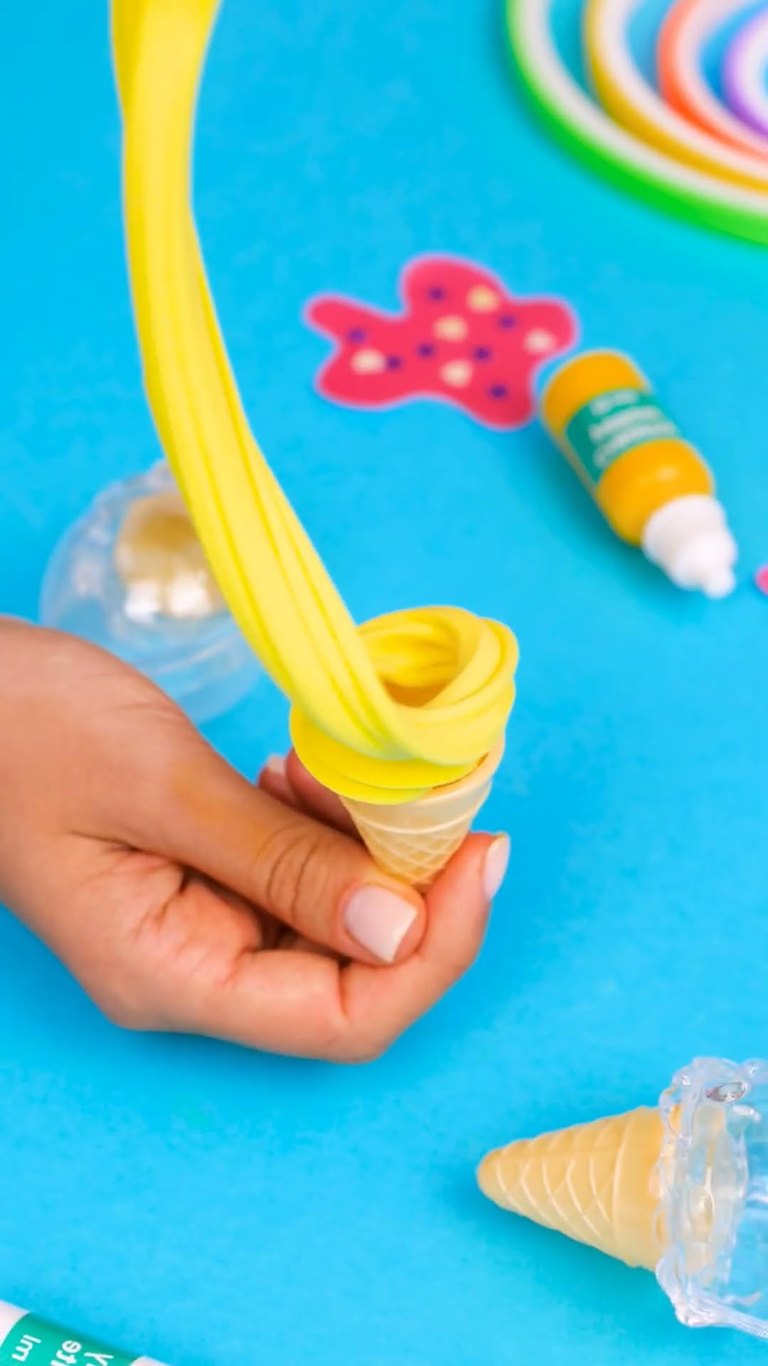 Cool Slime Hacks To Try At Home #shorts #diycraft #5mckit #craftkit