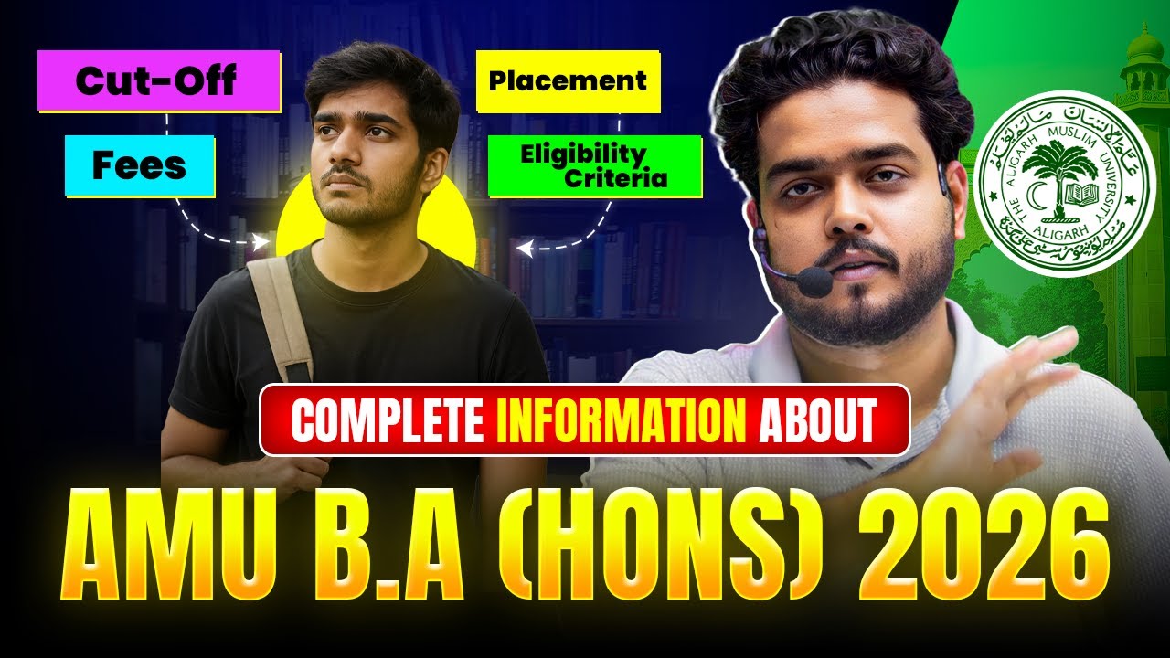 AMU B.A (Hons) 2026: Complete Syllabus, Cut-Off, Fees & Eligibility Full Guide! #AMU #BAHons #2026