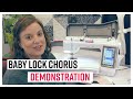 Baby lock chorus demonstration