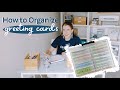 Organizing Greeting Cards | Greeting Card Organization