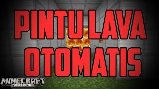 Cara Membuat Pintu Lava Otomatis Di Mcpe No Mod