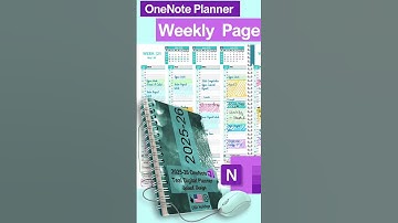 Time-Block & Organize in OneNote | Weekly Page Walkthrough in the OneNote Teal Digital Planner