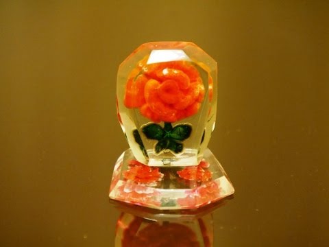 "Роза" в оргстекле-2. Изготовление. Rose in plexiglass . Production