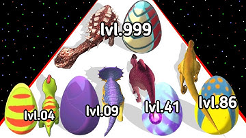 Jurassic Dino Run Level Up Dino Fight With Enemies Max Level Gameplay (Updated Verson) 2024