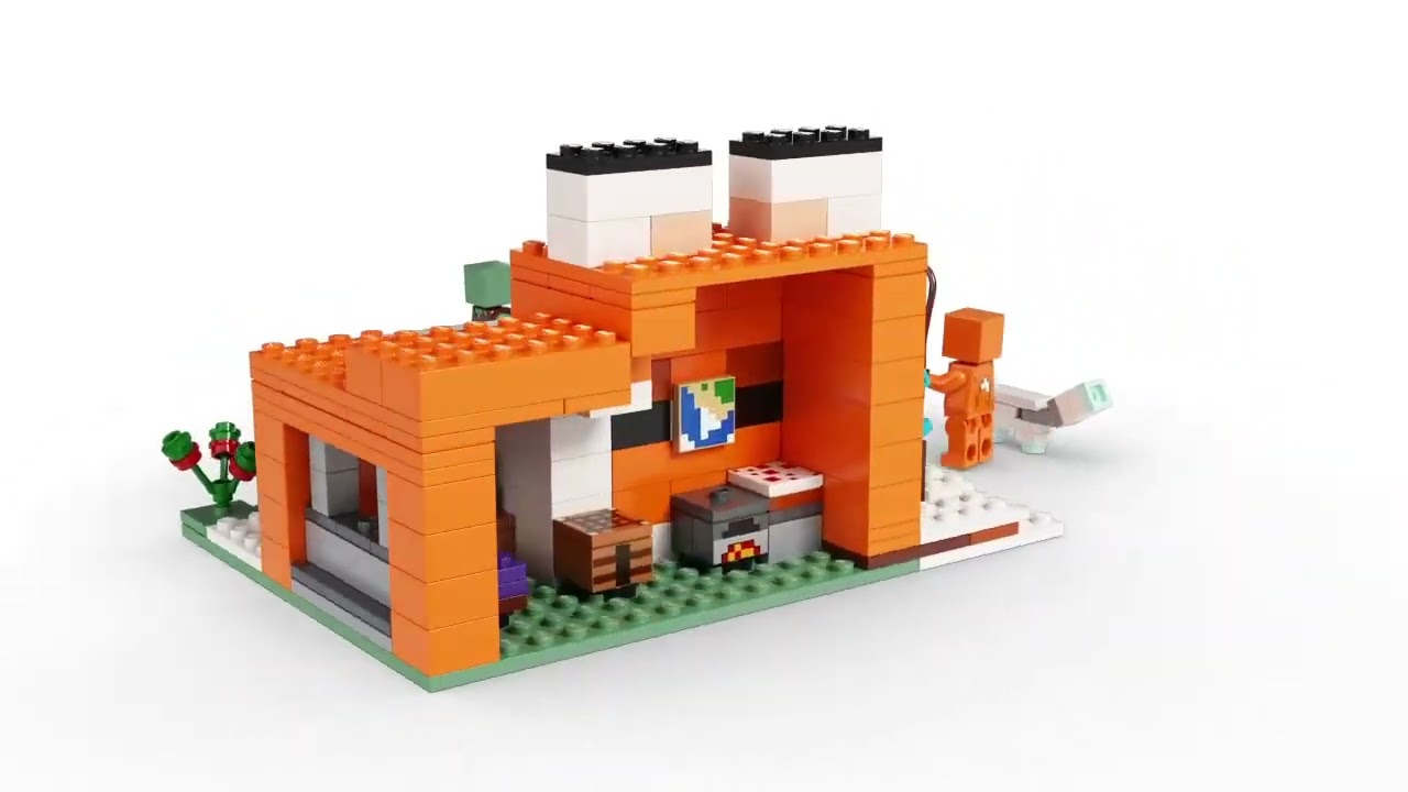 洋楽 G-Rap 8 Block Riderz Life Of Crime Конструктор LEGO Minecraft Нора лисицы, 193 детали, от 8 лет